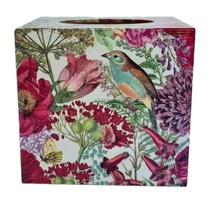 Servilletero cuadrado de madera, pegatina elegante, diseño de impresión personalizado para restaurante, Hotel, mesa, caja de pañuelos, estilo cómodo mejorado - Product Image 1