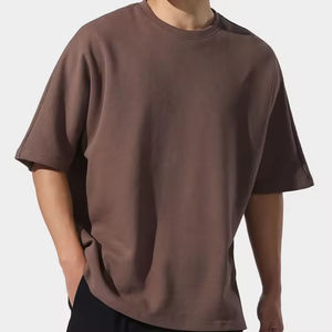 Camisetas de verano para hombre, camiseta informal de jersey, camiseta extragrande para hombre, ropa exterior de algodón orgánico para hombre, top de manga corta - Product Image 4
