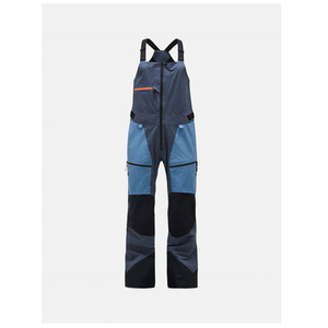 Unisex Breathable <b>Waterproof</b> 10,000mm Zipper Ski Bib Pants Color Blocked Insulated Hooded Snowboard <b>Overalls</b> Pink Black - Product Image 3