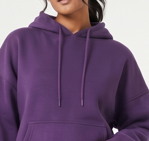 Survêtement à capuche pour femme, coupe ample, manches longues, avec pantalon de survêtement, style décontracté hiver, tenue de rue - Product Image 6