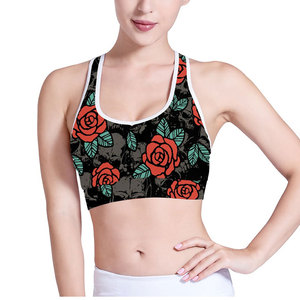 Sujetador Deportivo de Alta Calidad para Mujer, con Logotipo Frontal, Transpirable, Sin Costuras, Soporte Medio, Ropa de Yoga, Color y Talla Personalizables OEM - Product Image 1