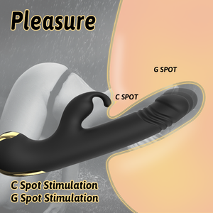 S-HANDE leistungs starke Kaninchen-Art-Silikon-Vibrator mit Schub-Vibrations-<span class=keywords><strong>Massage</strong></span>-Funktion für Mädchen - Product Image 2