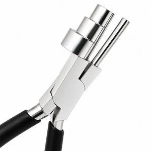 Pince à former les bijoux multi-barres avec poignée noire 13/16/20mm, outil de fabrication de bélières en acier inoxydable pour la mise en forme des boucles, des anneaux, des pendentifs et l'artisanat - Product Image 2