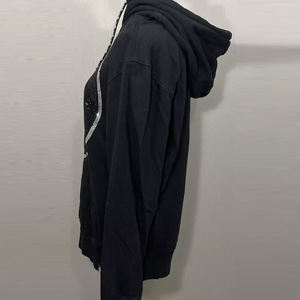 เสื้อฮู้ดดี้คุณภาพสูง ผ้าฝ้าย 100% ประดับคริสตัลเพชร หนานุ่ม สวมใส่สบาย เป็นมิตรต่อสิ่งแวดล้อม ผ้าฟลีซฝ้ายอย่างดี - Product Image 5