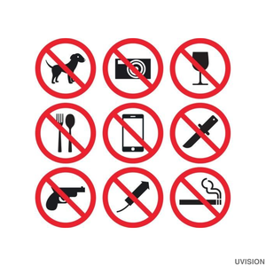 Impresión de Calcomanías Adhesivas Personalizadas a Todo Color para Señales de Advertencia e Información - Product Image 6