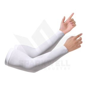 Manches de compression unisexes, protection UV, rafraîchissantes, respirantes, extensibles, longues, pour la course à pied, le cyclisme, le fitness en plein air - Product Image 5