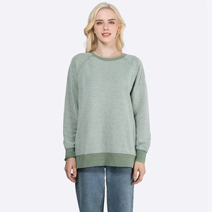 Sweat-shirts en molleton doux et confortables à épaules tombantes pour femmes, de haute qualité, sur mesure, prix de gros pour fabricants de vêtements, collection hiver - Product Image 1