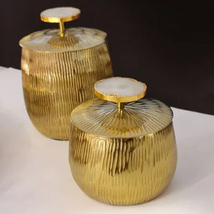 Recipiente Metálico de Almacenamiento para Alimentos, Azúcar, Té y Frutos Secos, para Decoración de Cocina, Hogar, Hotel y Restaurante - Product Image 1