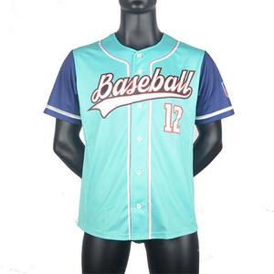Camiseta de béisbol al por mayor, último estilo, uniforme de equipo de béisbol con bordado. - Product Image 1