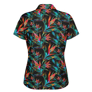 Polo de Golf de Manga Corta para Mujer de Alta Calidad, Personalizable con Logotipo, Sublimación Térmica, Informal, Tejido, para Exteriores - Product Image 2