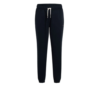 <b>Men's</b> <b>Navy</b> Blue Cotton Sweatpants Elastic Waist Drawstring Casual <b>Joggers</b> With Side Pockets Midweight Knitted Autumn Wear - Product Image 5