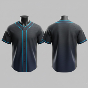 Camiseta de Béisbol Sublimada 2026, Transpirable, con Botones, Uniforme de Equipo para Liga Profesional de EE. UU. - Product Image 1