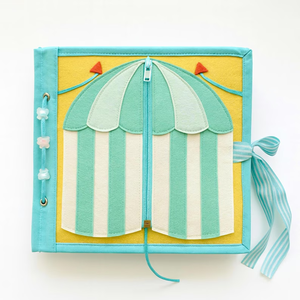 Libro de Actividades de Fieltro Big <span class=keywords><strong>Circus</strong></span> |   Juguete Mágico Interactivo para Niños Pequeños |   Libro Sensorial Educativo Hecho a Mano para Niños Pequeños, Juguetes Sensoriales - Product Image 1