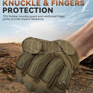 Tactical Gloves <b>Paintball</b> Gloves Knuckle Protection Breathable Anti-Slip Impact Resistant Outdoor OEM Bulk - Product Image 2