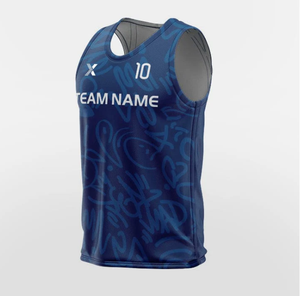 Blue Paisley - Custom Soccer <b>Training</b> <b>Bibs</b> Design Sublimation - Product Image 3