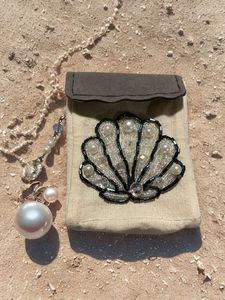 Custom Luxury Beaded Embroidered Personalized Handmade Glass Shoulder <b>Bag</b> Womens Fashion Evening Purse Wedding Party Clutch - Product Image 4