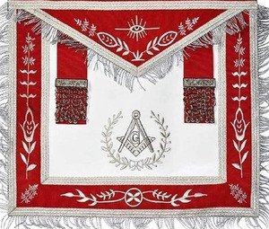 Tablier de Garde Junior Maçonnique Brodé en Velours Bleu, Régalia, Tablier d'Officier de Loge Maçonnique, Tablier Maçonnique - Product Image 6