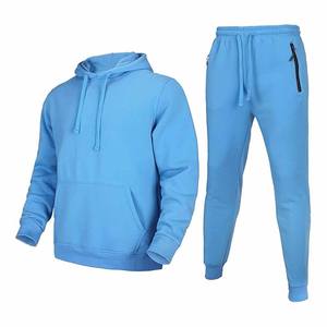Conjunto deportivo informal de invierno para hombre, sudadera con capucha, conjunto deportivo para correr - Product Image 1