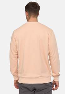 เสื้อสเวตเตอร์ผู้ชายสีน้ำเงินกรมท่า คอกลม ผ้าฟลีซถัก ทรงปกติ สวมใส่สบาย เหมาะสำหรับฤดูหนาว ผลิตจากผ้าฝ้าย 100% ป้องกันขนร่วง น้ำหนัก 450 กรัม พิมพ์ลายดิจิทัล - Product Image 3