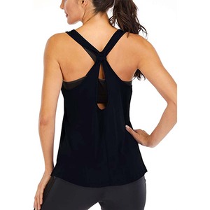 Women’s Racerback Workout Tank <b>Top</b> Seamless Breathable Yoga Fitness Sleeveless Activewear Shirt - Product Image 6