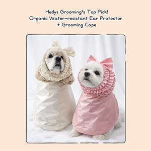 ชุดผ้ากันเปื้อนสำหรับสุนัข HEDYS GROOMING แบบกันน้ำ ทำจากผ้าฝ้ายออร์แกนิค ป้องกันหูและหน้า ปรับขนาดได้ เหมาะสำหรับร้านเสริมสวยสัตว์เลี้ยง - Product Image 5
