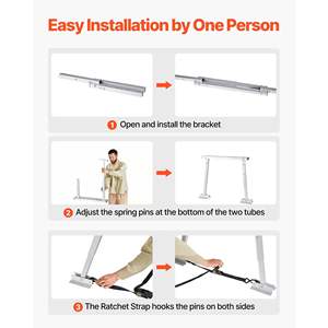 Stabilizzatore Universale per Camper da 12 a 28 Pollici, Design Compatto Pieghevole, Altezza Regolabile, Facile da Riporre, Accessori Esterni per Camper - Product Image 4