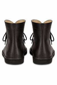 Bottes médiévales faites à la main en cuir véritable à lacets, chaussures rétro noires unisexes, confortables pour toutes les saisons, pour Halloween et Pâques - Product Image 6