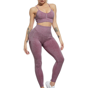 Leggings de sport taille haute pour femme, tie-dye, sans couture, pour fitness, yoga et course à pied - Product Image 1