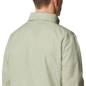 Chaqueta Ligera con Capucha para Hombre, Resistente al Viento, Color Sólido, Corte Casual, Exterior de Poliéster, para Primavera, Estilo Pullover de Manga Regular - Product Image 4