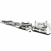 Ligne de production de machines d'extrusion de coffrage en plastique PP à vis simple avec PLC, pompe, roulement, moteur et engrenage