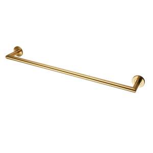 Luxury Chrome Wall Mounted <b>Towel</b> Bar Modern Brass Finish Bathroom <b>Towel</b> Holder Stylish Decorative Wall <b>Rack</b> Premium Quality - Product Image 3