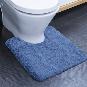 Customised Factory Customize Thickened Tufted Absorbent <b>Bathroom</b> <b>Mat</b> Polyester Non-slip Toilet <b>Mat</b> Quick-drying Machine Washable - Product Image 2
