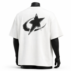 Custom Oversized 100% Cotton <b>Men's</b> T-<b>Shirt</b> with Puff Printing Logo Plus Size Blank Design-Eco-Friendly <b>Print</b> Jersey Regular Fit - Product Image 3