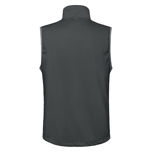 Mens Lightweight Breathable Softshell Golf Vest Windproof Quick Dry Sleeveless Jacket <b>Stand</b> Collar Zip Up Performance Bodywarmer - Product Image 6