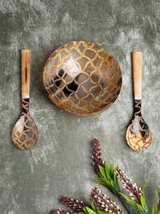 Tazón de Cuerno de Búfalo Hecho a Mano por Artesanos Reales, Tazón para Servir Frutas Ecológico y Pulido, Presentación de Alimentos de Primera Calidad - Product Image 6