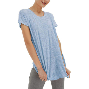 T-shirts amples personnalisés pour femmes, en coton 100% doux, respirant et écologique, avec impression personnalisée, design mode été, vente en gros à prix abordable - Product Image 4