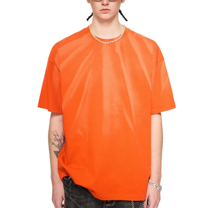 Heavyweight Oversized Acid Wash <b>T</b> Shirt Blank Faded Vintage Cotton Drop Shoulder Tee - Product Image 1