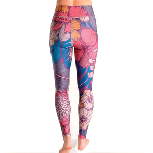 Leggings de sport respirants en polyester et élasthanne, taille mi-haute, grande taille, pour femmes, tenue décontractée de fitness, motif uni, haute qualité - Product Image 4