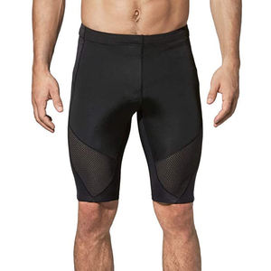 Pakistani Custom Casual Woolen High Street Style Bodybuilding <b>Compression</b> <b>Shorts</b> <b>Men</b> Solid Pattern Gym Running - Product Image 5