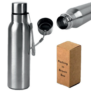 Bouteille d'eau personnalisée tendance en acier inoxydable avec impression pour usage promotionnel au bureau - Cadeau de Thanksgiving et de la Fête des Mères - Product Image 1