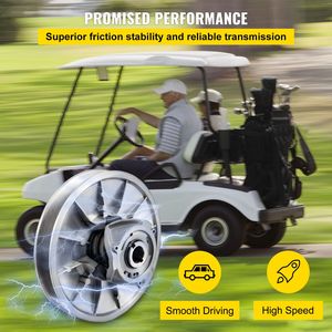 High Torque Driven <b>Clutch</b> for Club Car DS Precedent 1997 and up 4 Cycle Gas Golf Cart Model <b>Silver</b> Golf Cart Accessories - Product Image 3