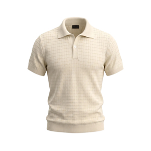 Polo classique 100% coton, manches courtes, tissu doux et respirant, chemise de sport décontractée pour le golf, broderie - Product Image 1