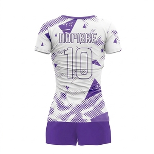 ชุดยูนิฟอร์มวอลเลย์บอลพร้อมโลโก้สั่งทำพิเศษ เสื้อเจอร์ซีย์แบบซับลิเมชั่น ผ้าโพลีเอสเตอร์ 100% แขนครึ่งตัว ชุดกีฬาสำหรับทุกเพศ  ชุดออกกำลังกายเพื่อประสิทธิภาพสูง - Product Image 3