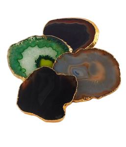 Perillas de Puerta de Gabinete de Ágata Hechas a Mano, Herrajes de Lujo para Interiores de Hogar Elegantes y un Toque Decorativo Único de Diseño - Product Image 1