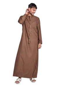 Servicio OEM, Ropa Islámica para Hombre, Nuevo Diseño de Jubba Thobes, Nuevo Diseño de Moda de Manga Larga, Jubba Simple para Hombre - Product Image 5