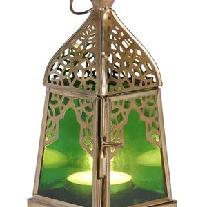 Nouveauté 2026 Mini lanternes marocaines en métal avec verre coloré pour décorations de table et suspendues, décorations de Noël, décoration d'intérieur durable - Product Image 5