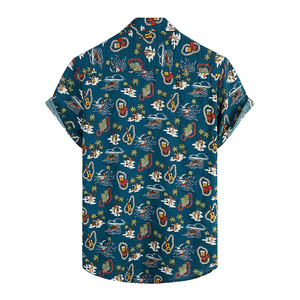 Premium Sublimation Beach <b>Shirt</b> Tropical Summer Vacation Print <b>Shirt</b> High Quality Supplier - Product Image 2
