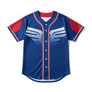 Camisetas de Béisbol al por Mayor, Personalizadas, Transpirables, de Malla de Poliéster/Algodón, con Botones, Tallas Grandes, Unisex - Product Image 2