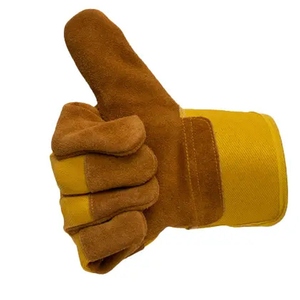 Guantes de Trabajo de Cuero Vacuno de Primera Calidad, Resistentes, para Seguridad Industrial, Protección de Manos, Construcción y Hogar - Product Image 5