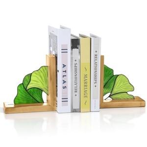 Pine Wood wooden <b>bookends</b> and desk organizers OEM Custom Wholesale | Aqdus Saleem India - Product Image 1